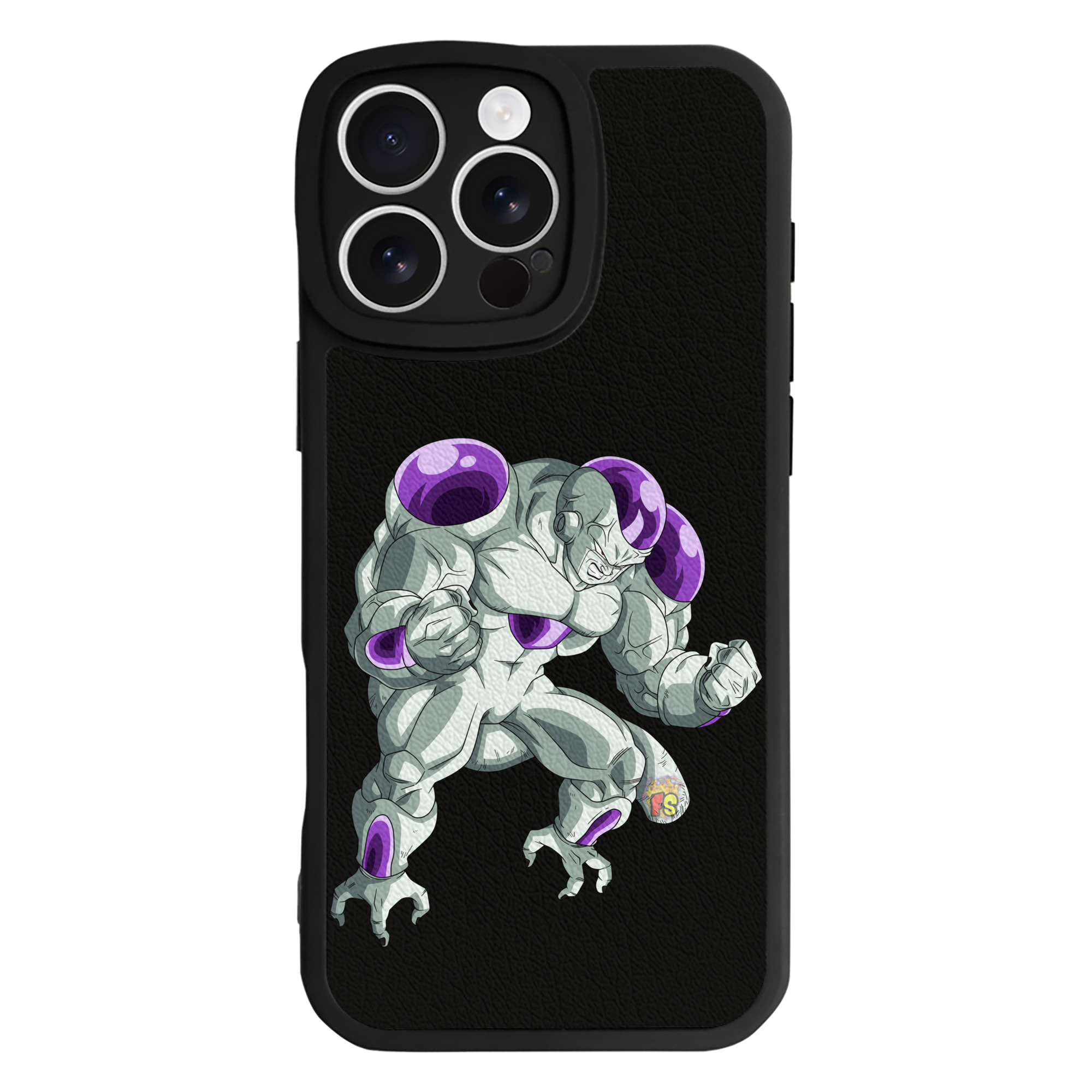 （画像用） ドラゴンボール フリーザ DRAGON BALL Frieza 【iPhone 16シリーズ対応】シリコンスマホケース（レザー調） 材質：シリコン